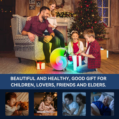 Phantom Music Rhythm Light Lampe de table LED avec lampe de nuit LED Conch et haut-parleur stéréo BT