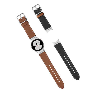 20mm de cuir de la montre de la ceinture de remplacement pour SamSung GaLaxy Watch 4 bracelet cadeau accessoire