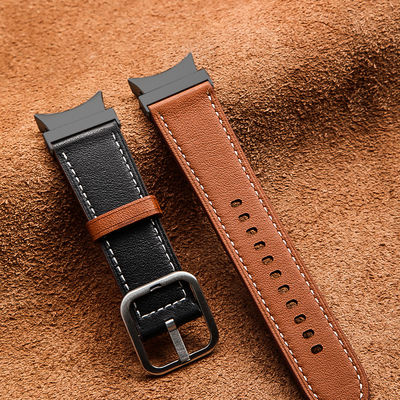 20mm de cuir de la montre de la ceinture de remplacement pour SamSung GaLaxy Watch 4 bracelet cadeau accessoire