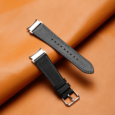 Ceinture de montre en cuir de 20 mm pour Samsung Galaxy Watch 4
