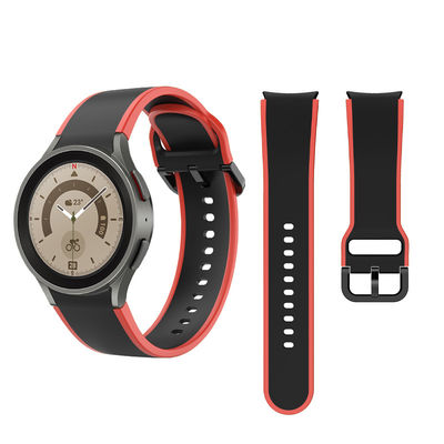 Bandes de silicone à double face pour Samsung Galaxy Watch 5 40 mm 44 mm 3 à 7 jours de livraison