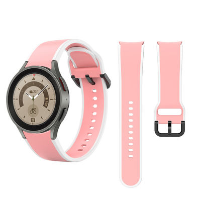 Bandes de silicone à double face pour Samsung Galaxy Watch 5 40 mm 44 mm 3 à 7 jours de livraison