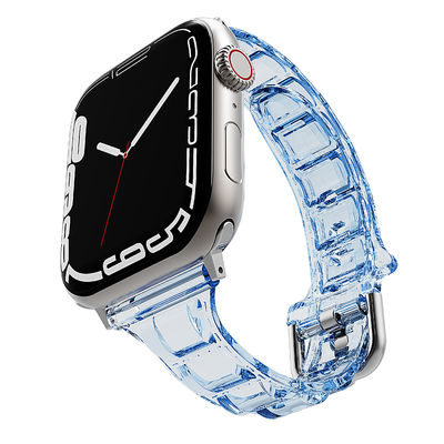 Ceinture de silicone douce et confortable pour Apple Watch série 7 41mm 45mm