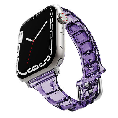 Ceinture de silicone douce et confortable pour Apple Watch série 7 41mm 45mm