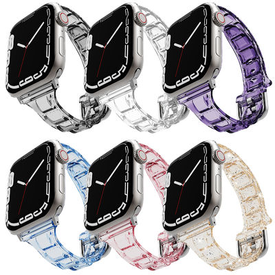Ceinture de silicone douce et confortable pour Apple Watch série 7 41mm 45mm