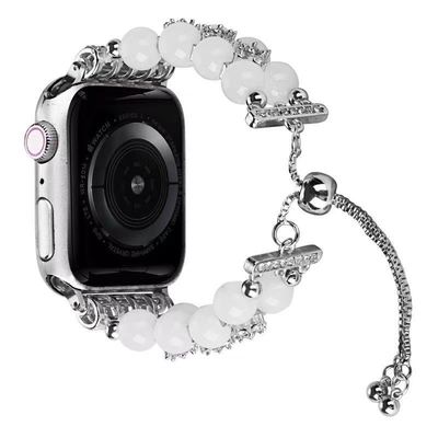 Bracelet de bijoux perles de montres pour femmes pour iWatch 8 série 38mm 40mm Smart Watch Band